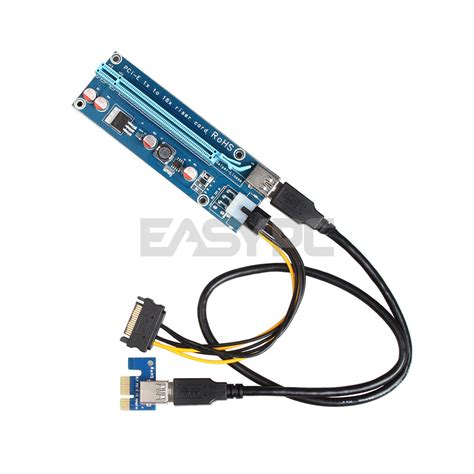 PCIE 1x to 16x V009 Extender Riser Card – EasyPC.